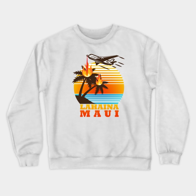 Lahaina wildfire cause Crewneck Sweatshirt by Truth Messenger